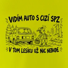 Vidím auto s cizí spz