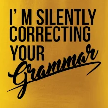 Correcting grammar