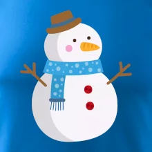 Sněhulák se šálou