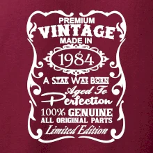 Vintage Etiketa - 1984