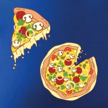 Pizza + Pizza kousek