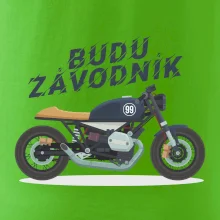 Budu závodník  modrý cafe racer