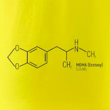 Molekulární struktura MDMA Extáze