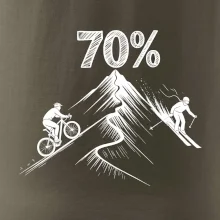 Narozeniny cyklista a lyžař 70