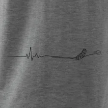 Florbalové EKG s florbalkou a míčkem