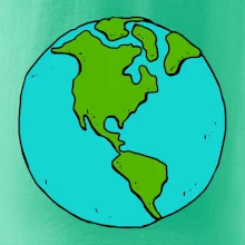 Planeta na prsu - Amerika