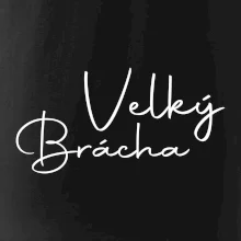 Velký brácha - nápis na zádech