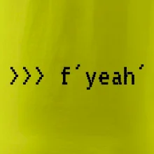 Python  f yeah
