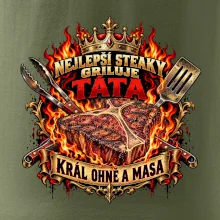 Nejlepší steaky griluje táta Král ohně a masa