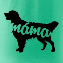 Zlatý retrívr máma obrys