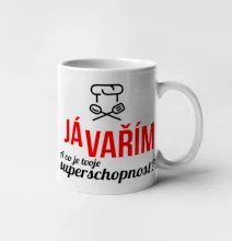 Já vařím - tvoje superschopnost? rovný nápis