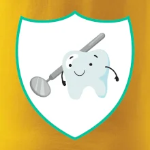 Zoubek na prsu - zrcátko