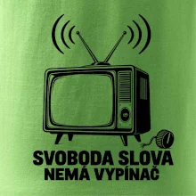 Svoboda slova nemá vypínač retro televize