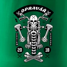 Lebka motorkář opravář