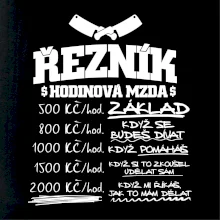 Hodinová mzda řezník