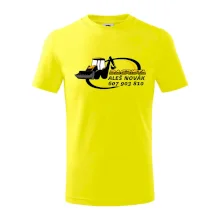 Bagrista v kruhu - vlastní nápis