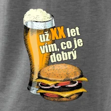 Pivo a burger vím co je dobrý