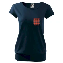 Flanelové triko červené