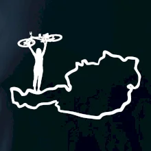 Cyklistka - Mapa Rakouska