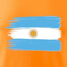 Argentina vlajka kreslená štětkou