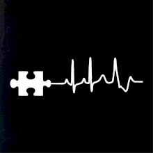 EKG puzzle rozpojené