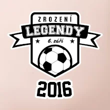 Zrození fotbalové legendy - tvůj den a rok narození
