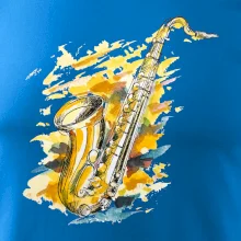 Saxofon malovaný