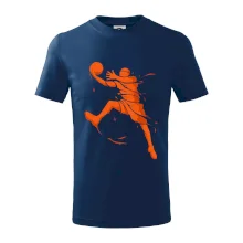 Basketball player splash