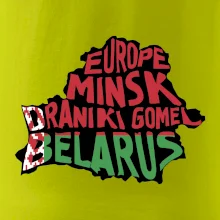 Mapy - názvy měst - Bělorusko