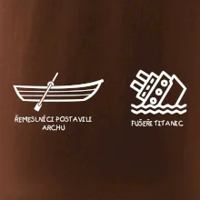 Řemeslnici postavili archu, fušeři Titanic