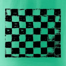 Šachovnice černá kreslená