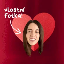 Vlastní fotka v srdci