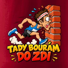 Maratonec tady bourám do zdi