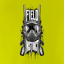 Černobílá maska field instinct paintball
