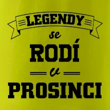 Legendy se rodí v prosinci