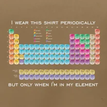 I wear this shirt periodically but only when I'm in my element