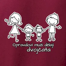 Opravdoví muži dělají dvojčata - kluk kluk