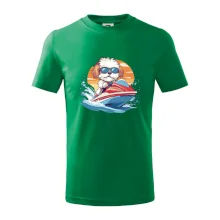 Bišonek na vodním skútru