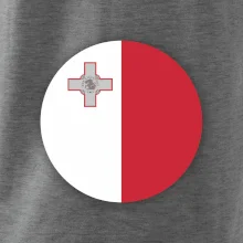Vlajka Malta kulatá na prso