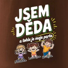 Děda a jeho parta (obrázky a jména vnuků)