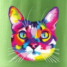 Kočka duhová hlava