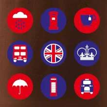 Anglie symboly v kruzích