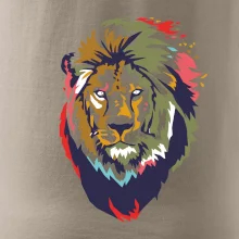 Hlava lva kreslená jednoduchá