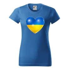 Ukrajina srdce vlajka