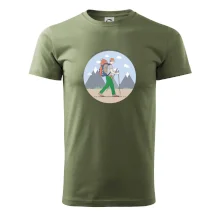 Barevný párový motiv na hory