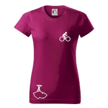 Mapa ČR + kolo na prsu