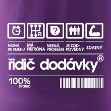 Čárový kód - řidič dodávky