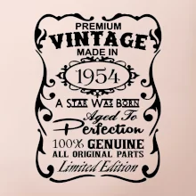 Vintage Etiketa - 1954