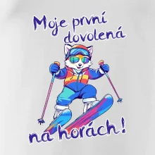 Moje první dovolená na horách modrá liška