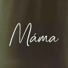 Nápis psací na prsou - máma